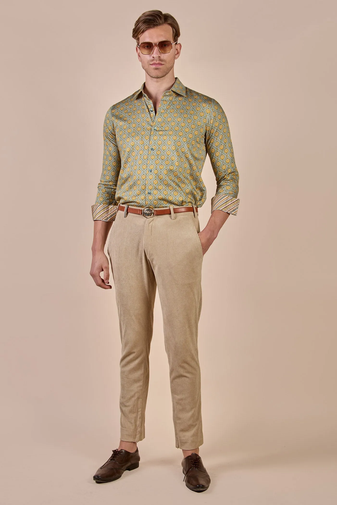 Olive Yellow Shirt