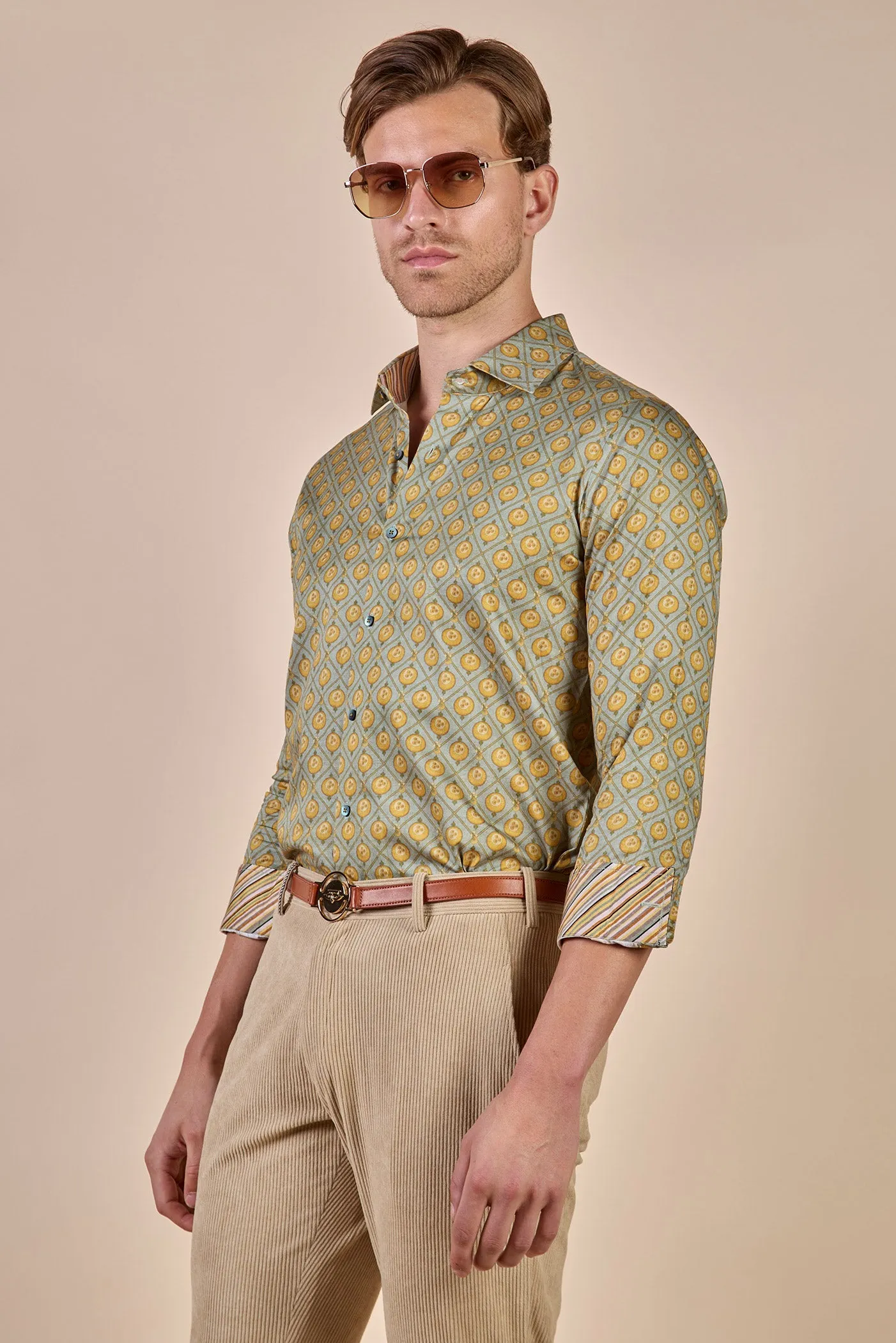 Olive Yellow Shirt