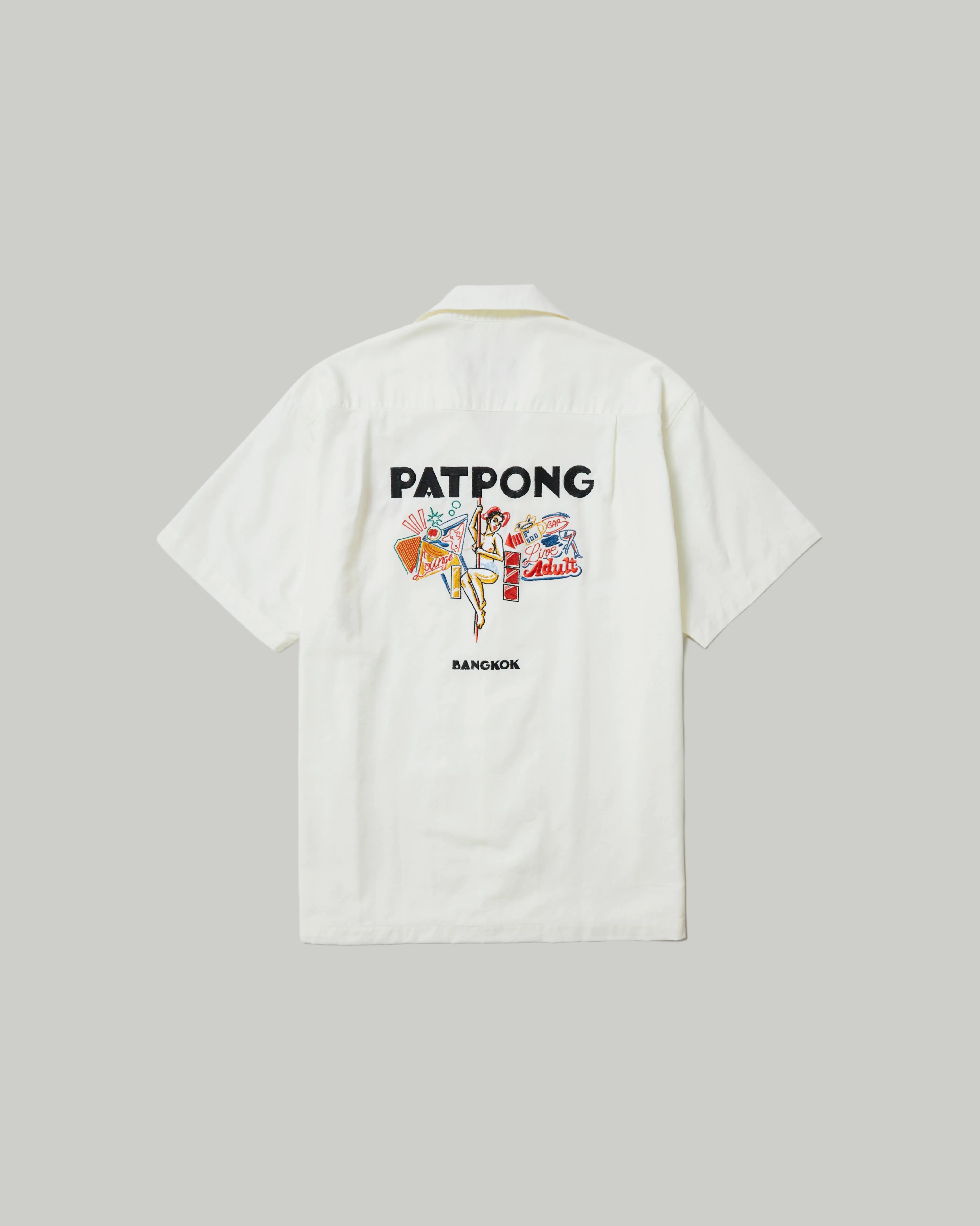 Onion X Palini - Red-Light Districts - Patpong - Camp Collar Shirt - Ecru