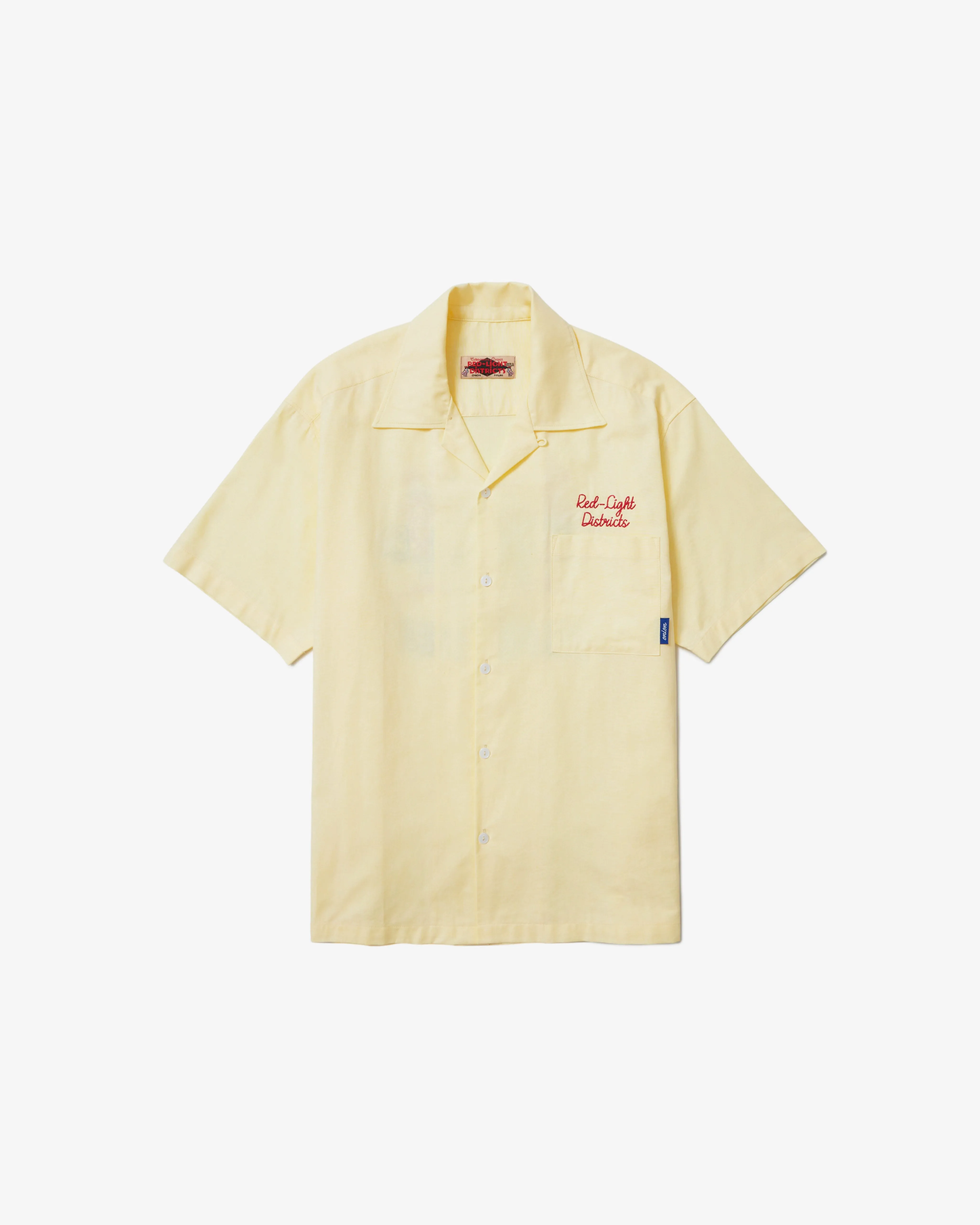 Onion X Palini - Red-Light Districts - Pattaya Walking Street - Camp Collar Shirt - Egg Nog