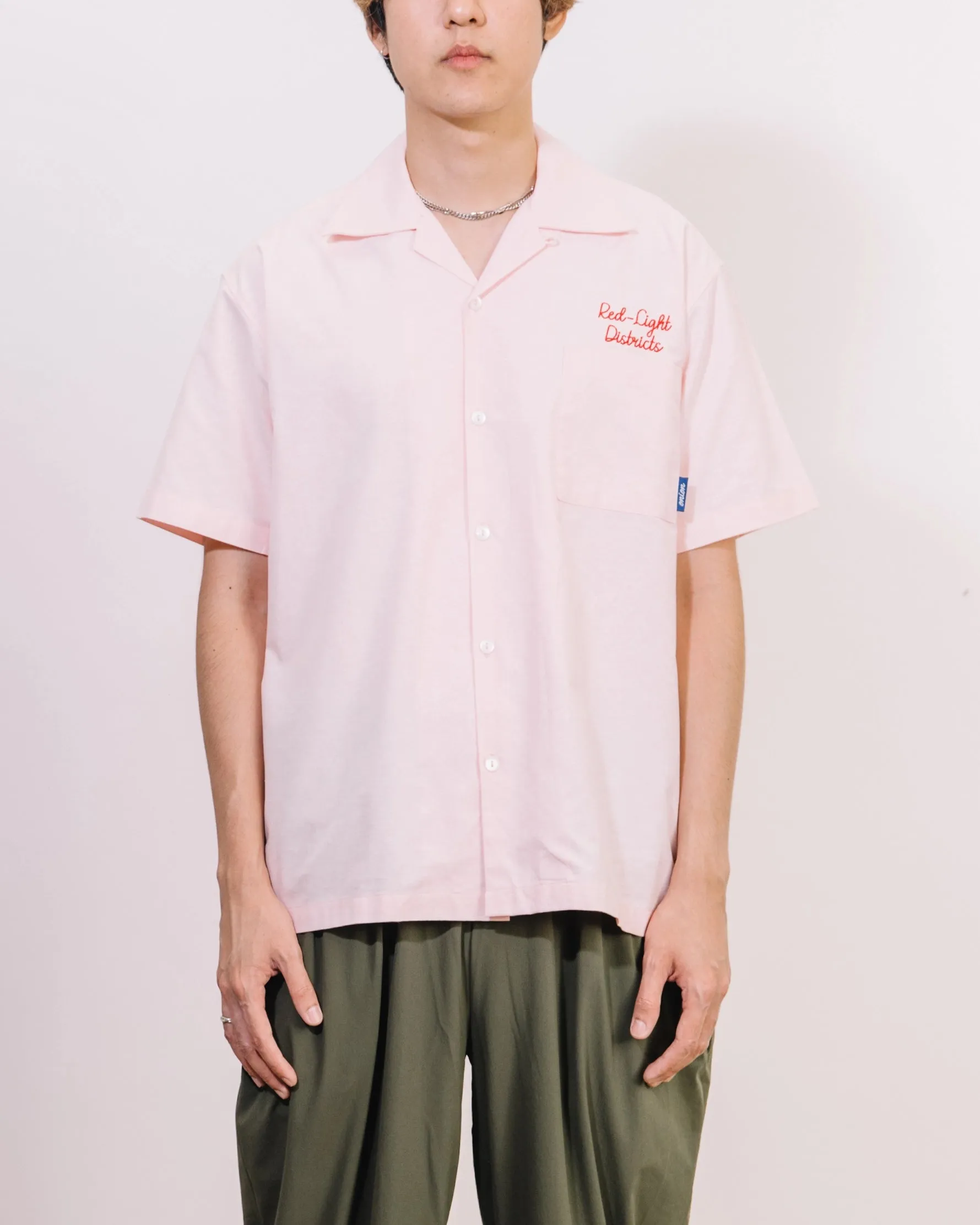 Onion X Palini - Red-Light Districts - Soi Cowboy - Camp Collar Shirt - Peach