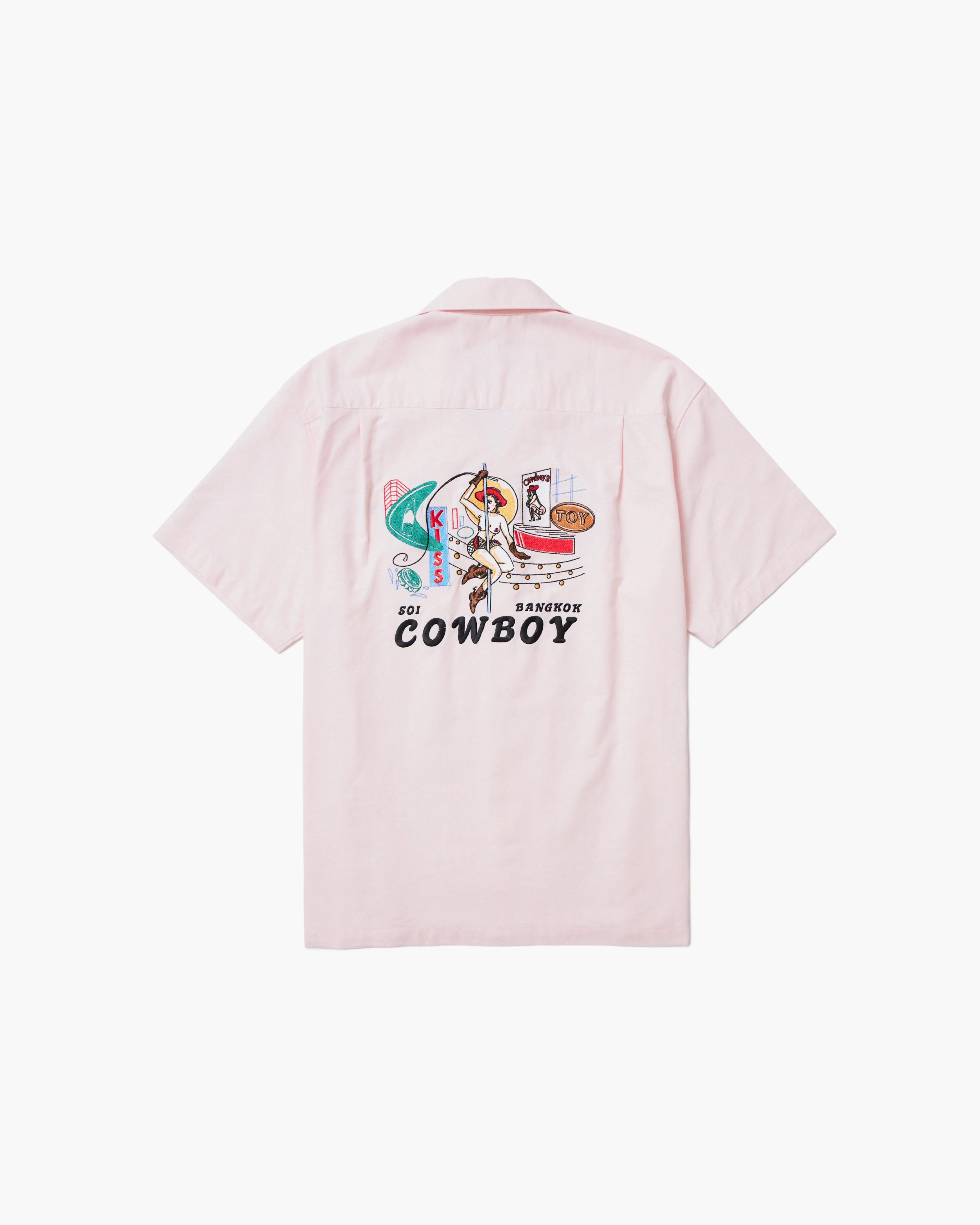 Onion X Palini - Red-Light Districts - Soi Cowboy - Camp Collar Shirt - Peach