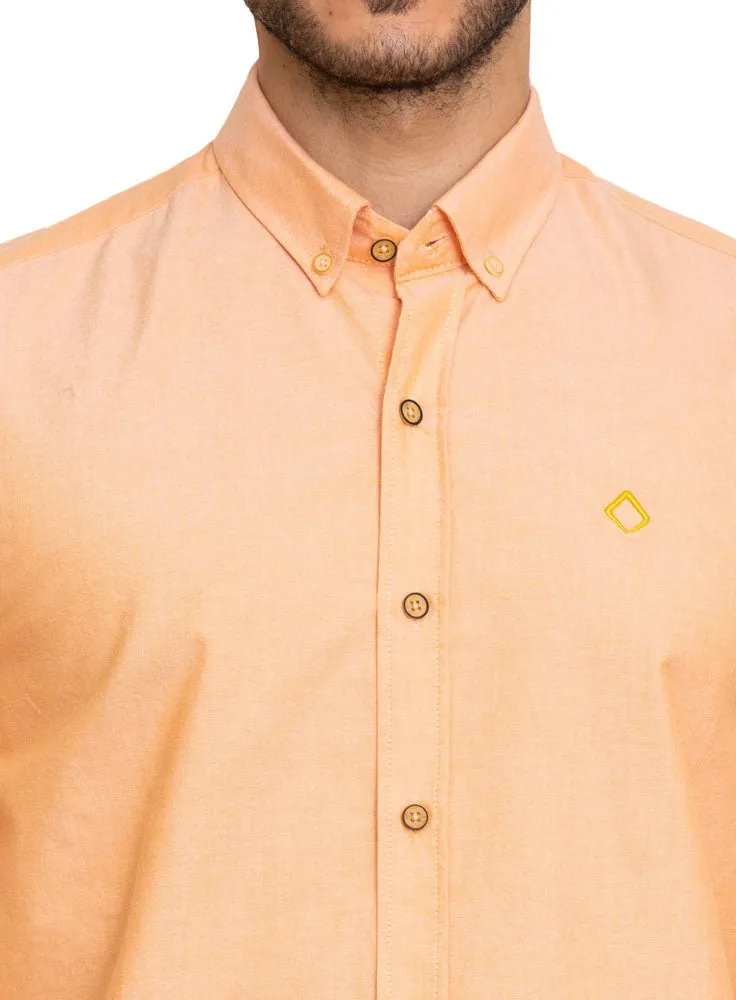 Orange Oxford Shirt