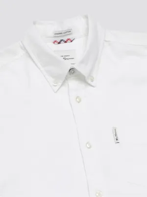 Organic Oxford Long Sleeve Shirt - White