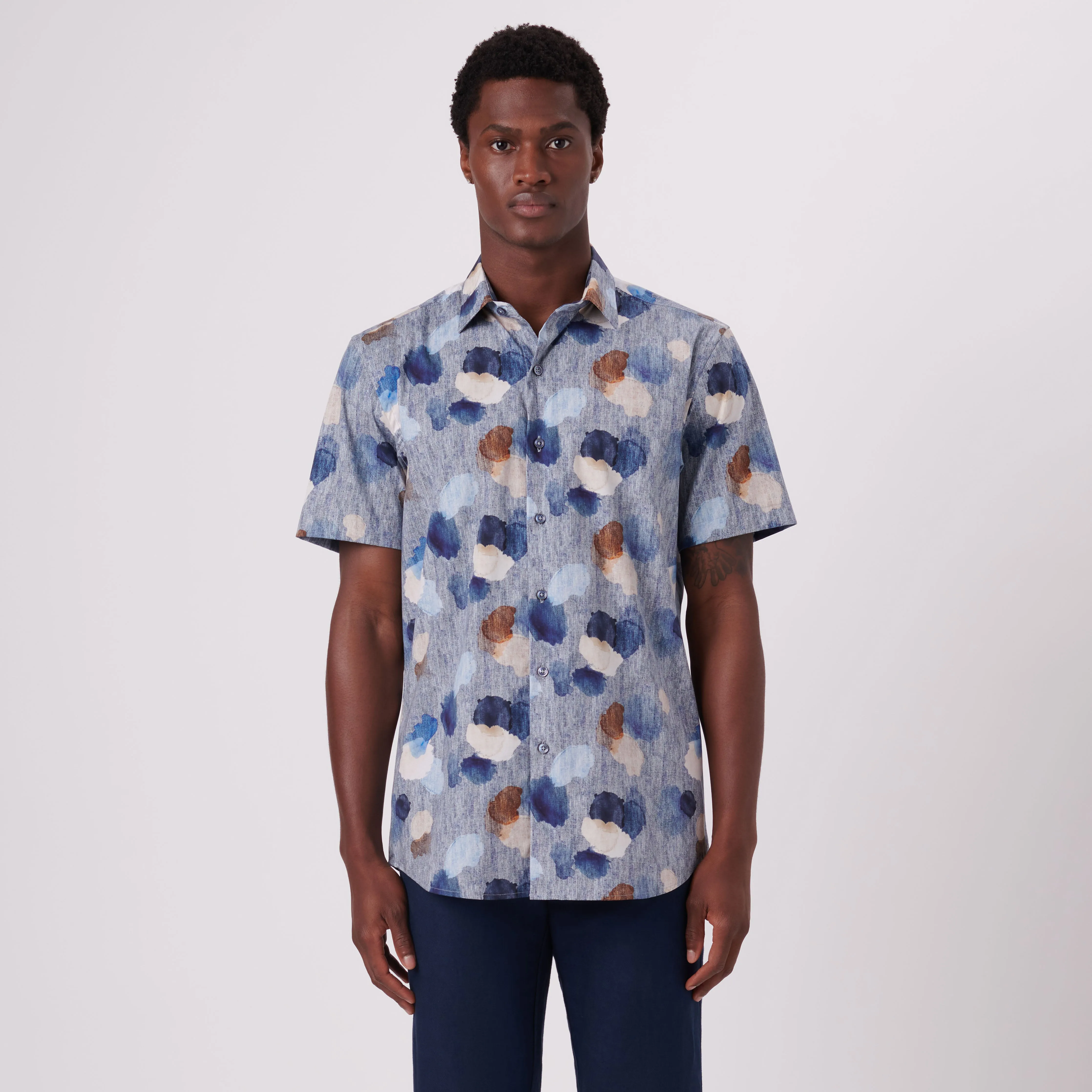 Orson Abstract Print Short Sleeve Shirt