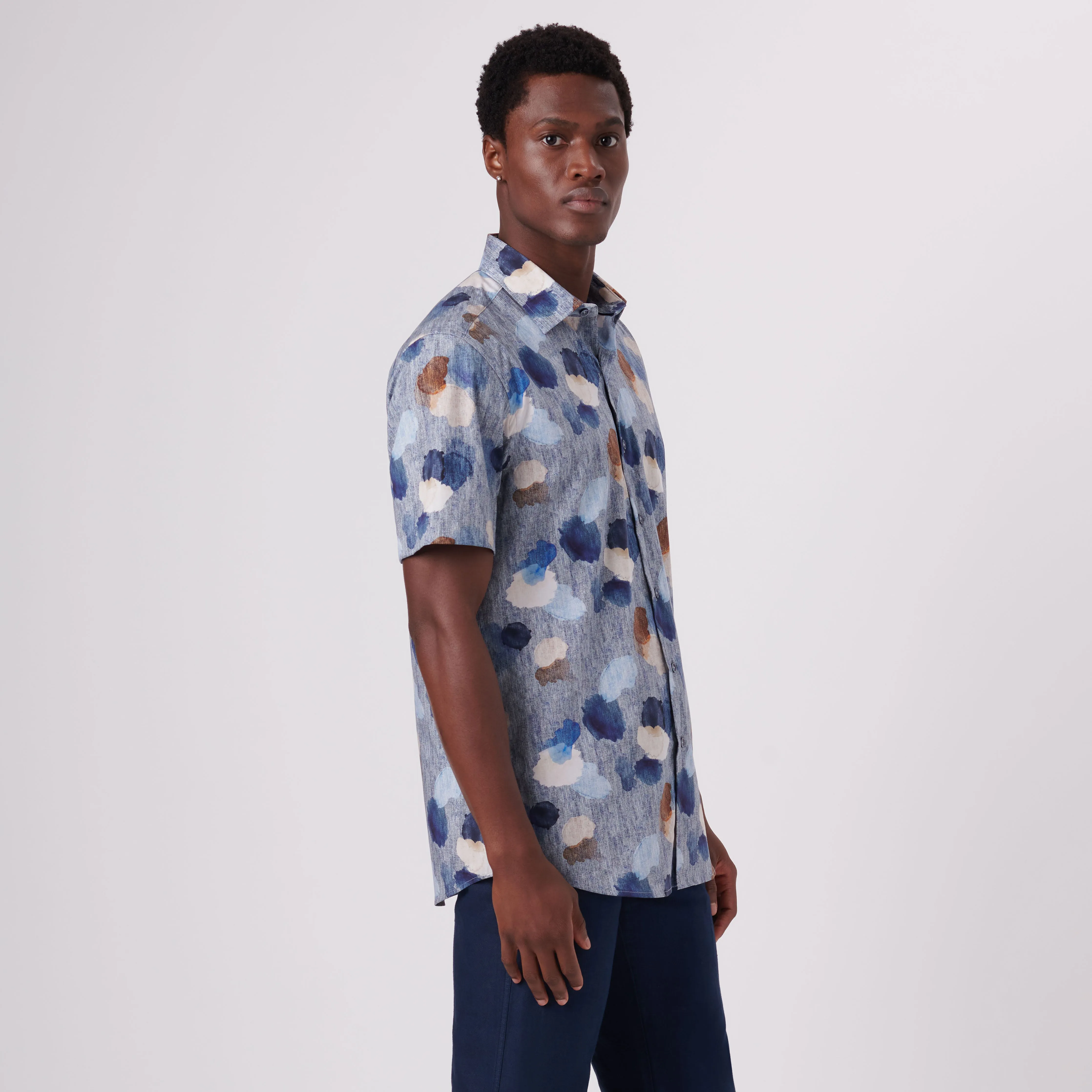 Orson Abstract Print Short Sleeve Shirt