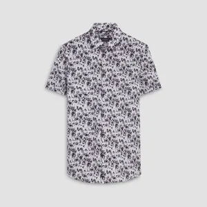 Orson Monochrome Bubbles Print Short Sleeve Shirt