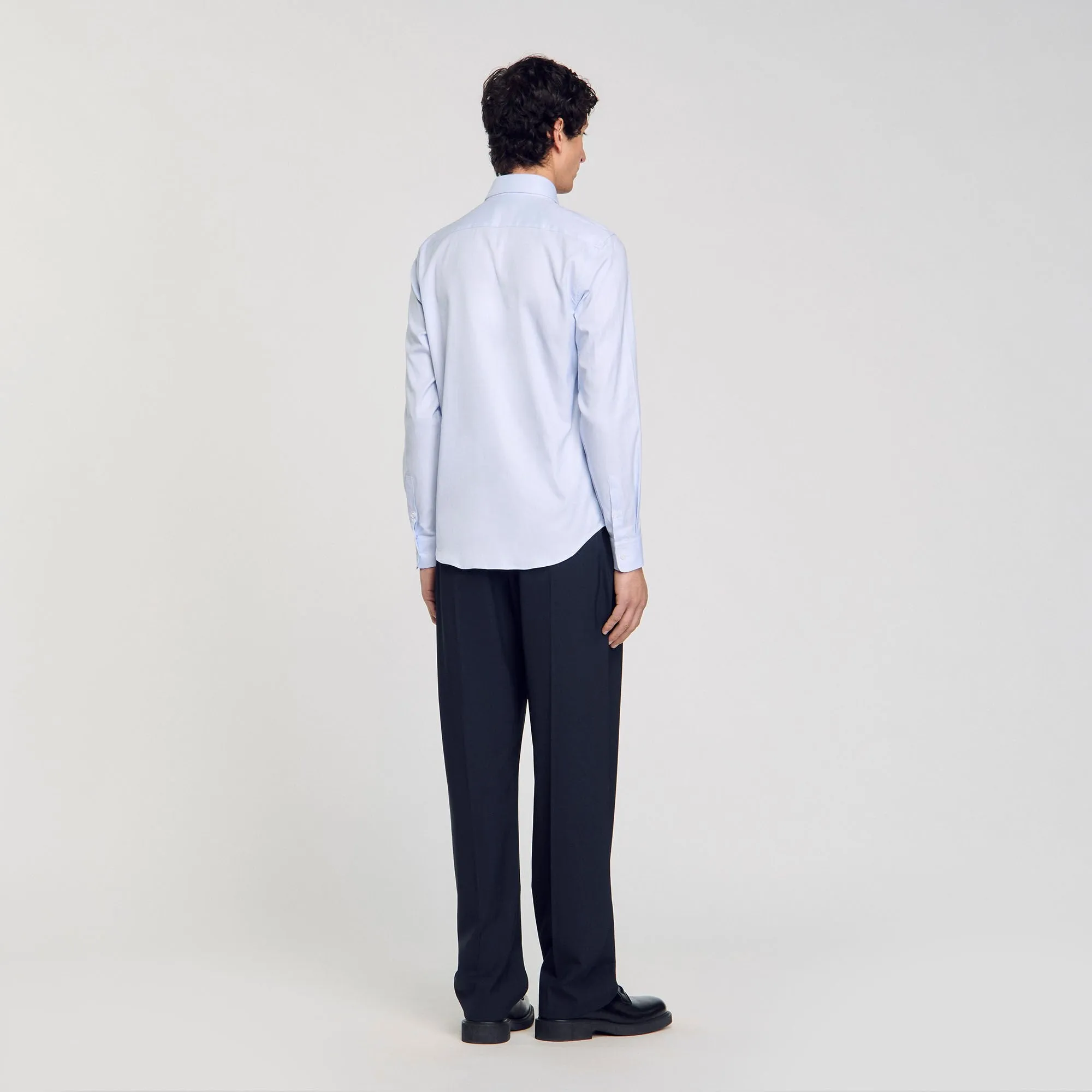Oxford Cross Shirt Cross Patch Shirt Blue Sky