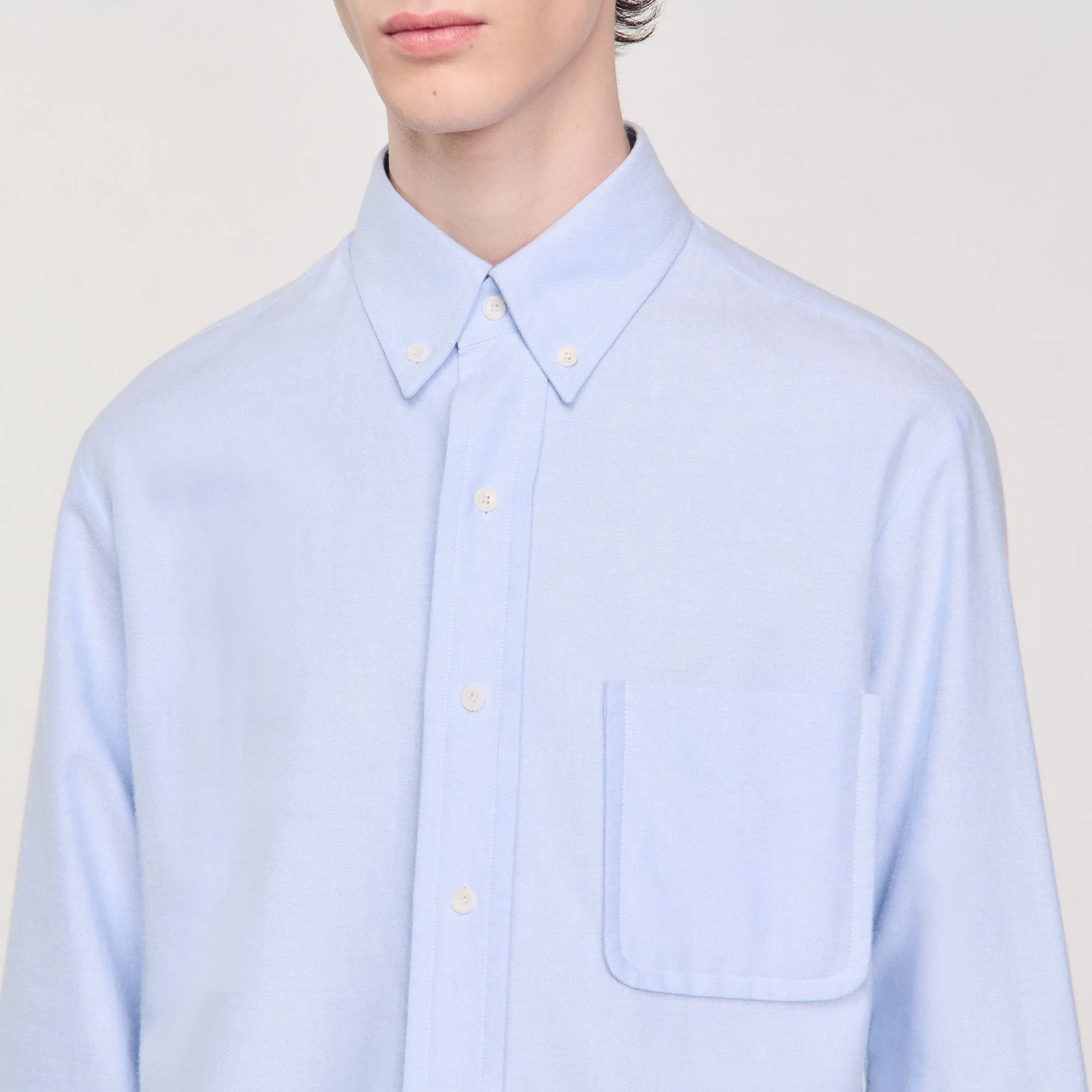 Oxford Flannel Shirt Oxford Flannel Shirt Sky Blue