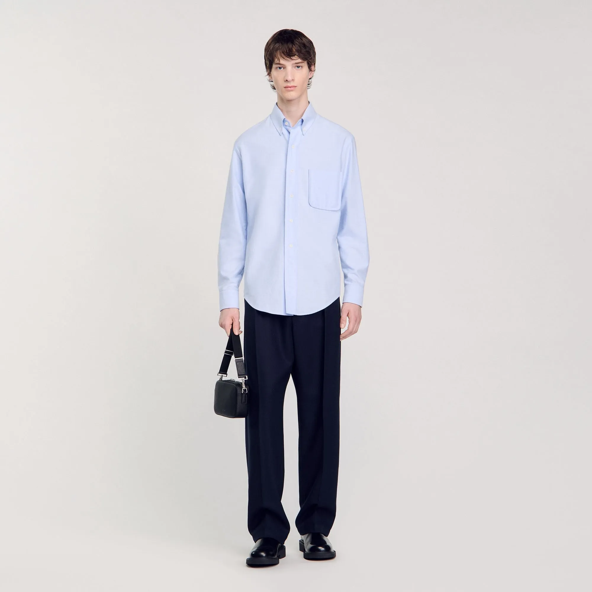 Oxford Flannel Shirt Oxford Flannel Shirt Sky Blue