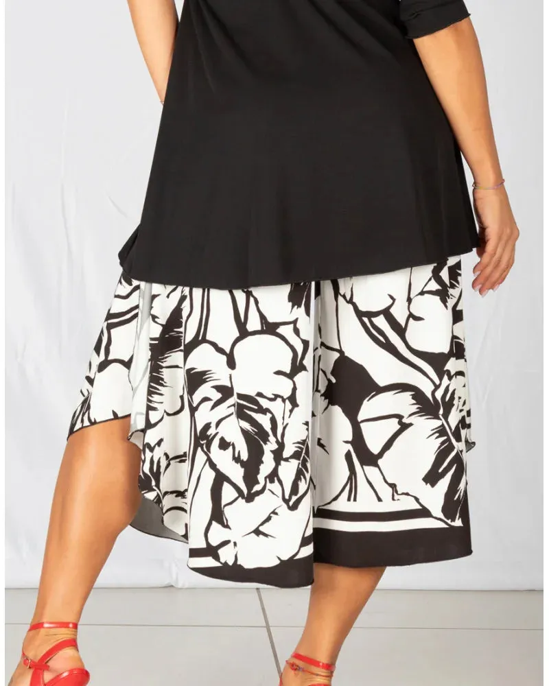 Pants / White & Black