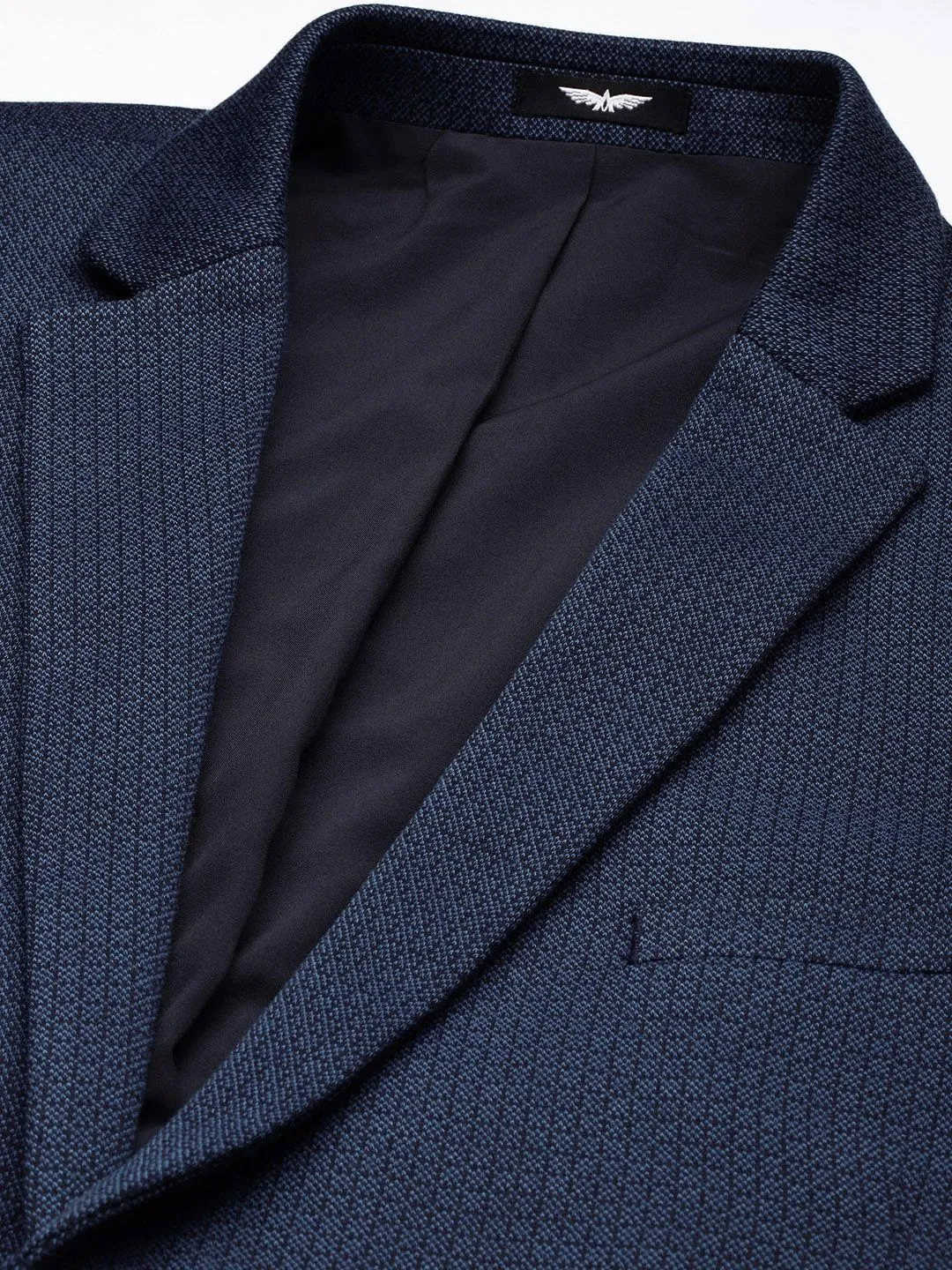 Park Avenue Super Slim Fit Self Design Single-Breasted Formal Blazers