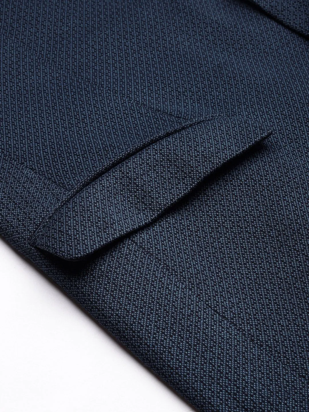 Park Avenue Super Slim Fit Self Design Single-Breasted Formal Blazers