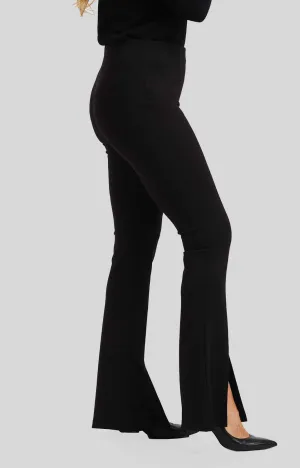 Perry Super Slim Seamed Slit Pant - Paramount Knit