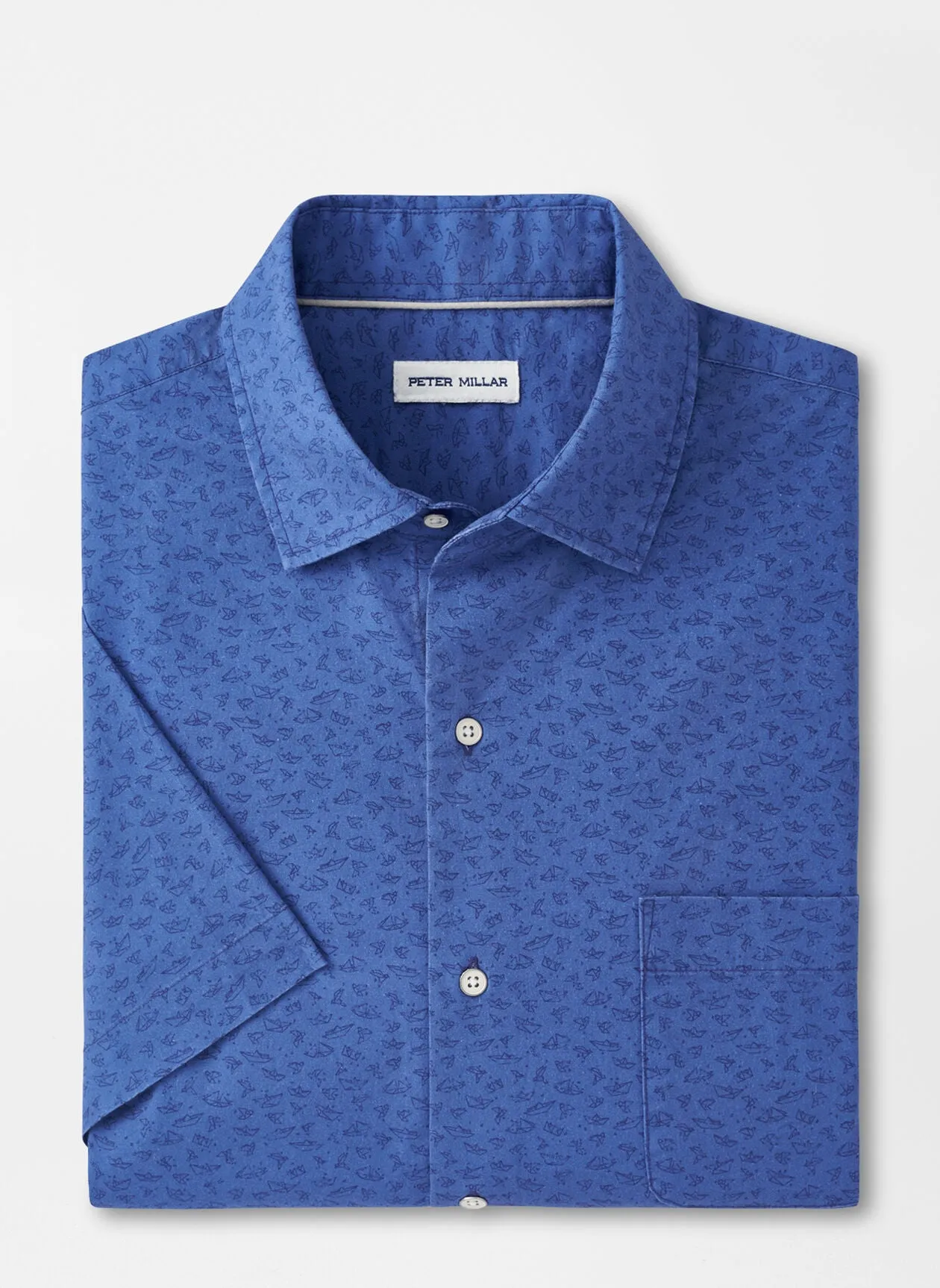 Peter Millar Shorebird Cotton-Stretch Sport Shirt