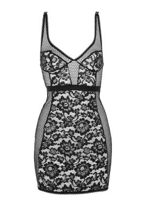 Petunia Black Soft Cup Fitted Chemise