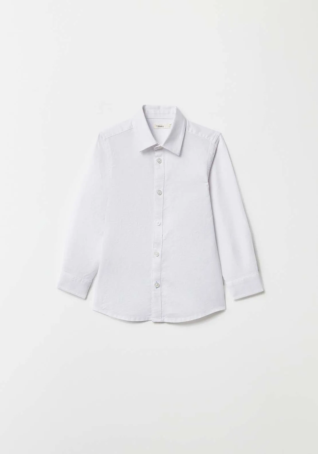 Plain Oxford shirt - White