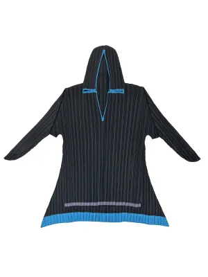 Pleats Mode Et Plissé Hooded Top
