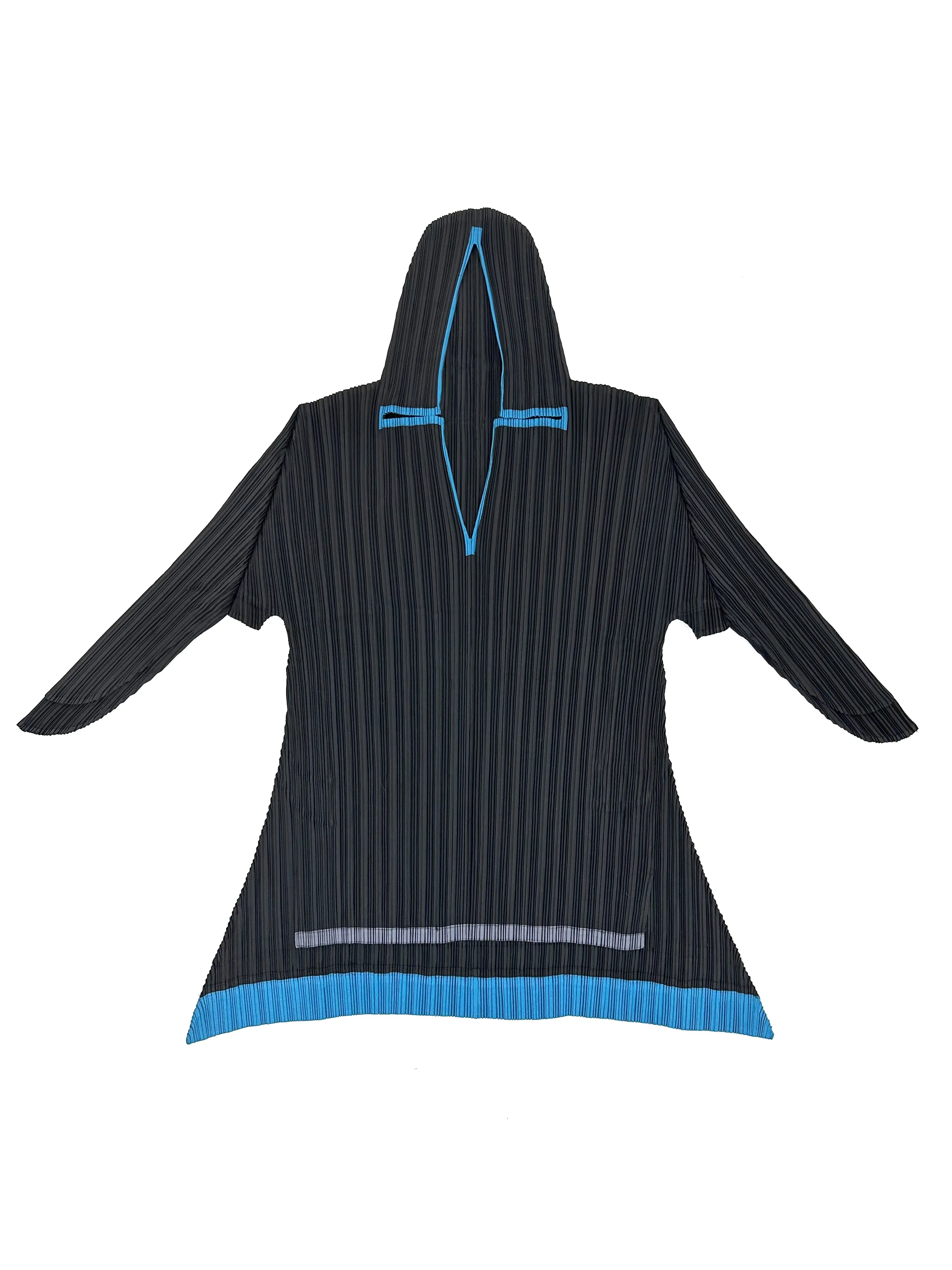 Pleats Mode Et Plissé Hooded Top