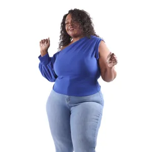 Plus Size Royal Blue Top