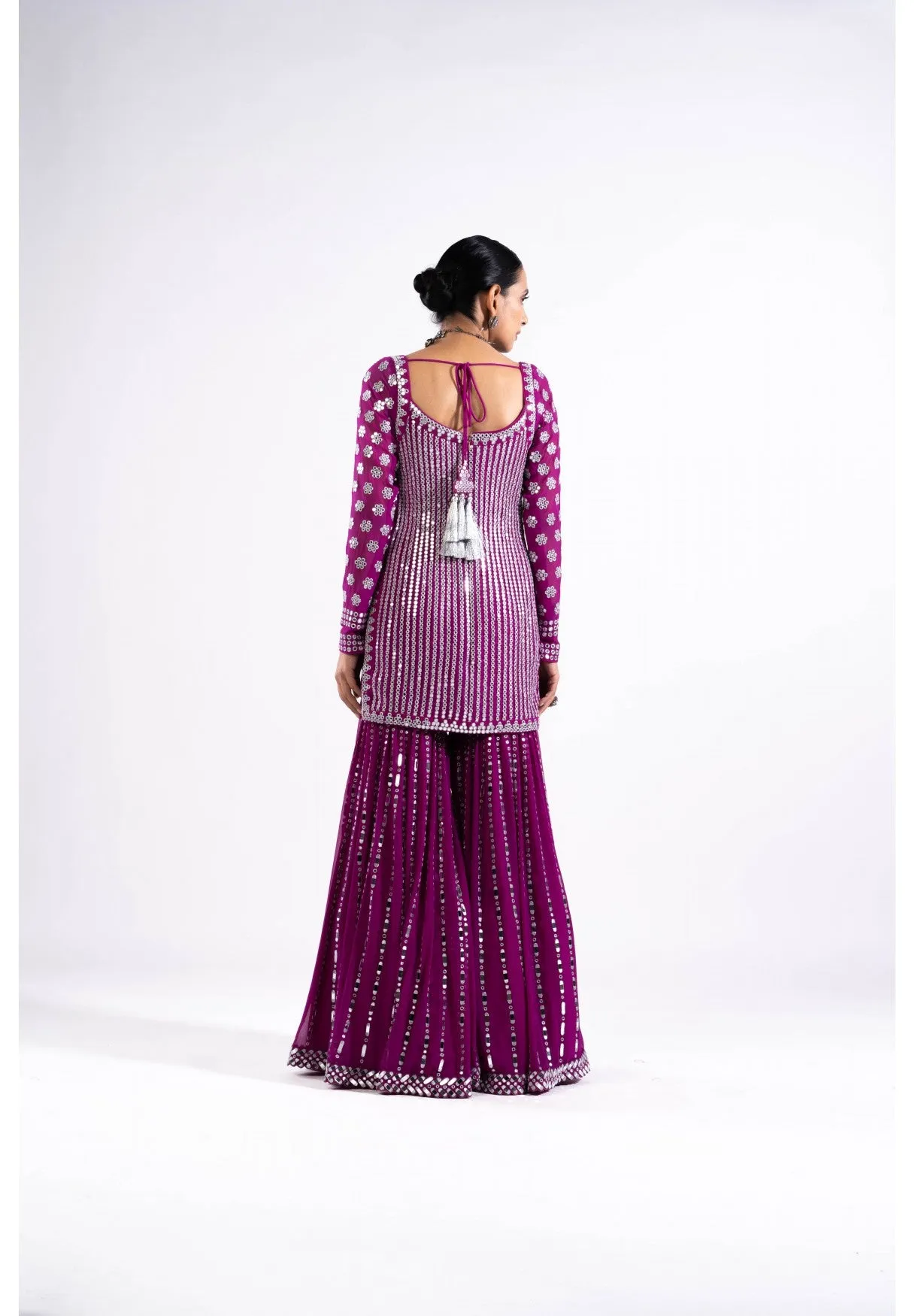 Pop Wine Sharara Set
