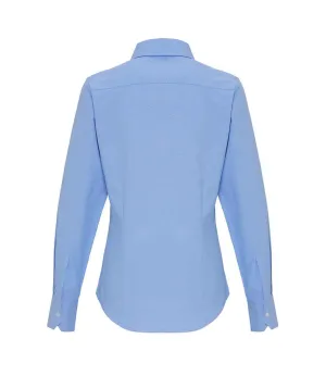 Premier Ladies Long Sleeve Striped Oxford Shirt