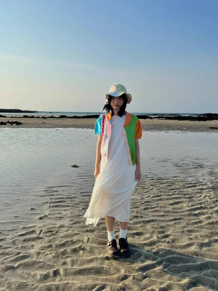 Puff sleeve sweater cardigan【s0000008337】