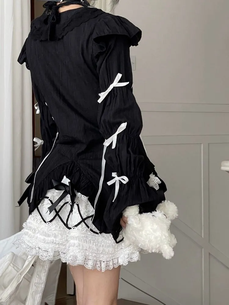 Puff Sleeve Waist Shirt【s0000003590】