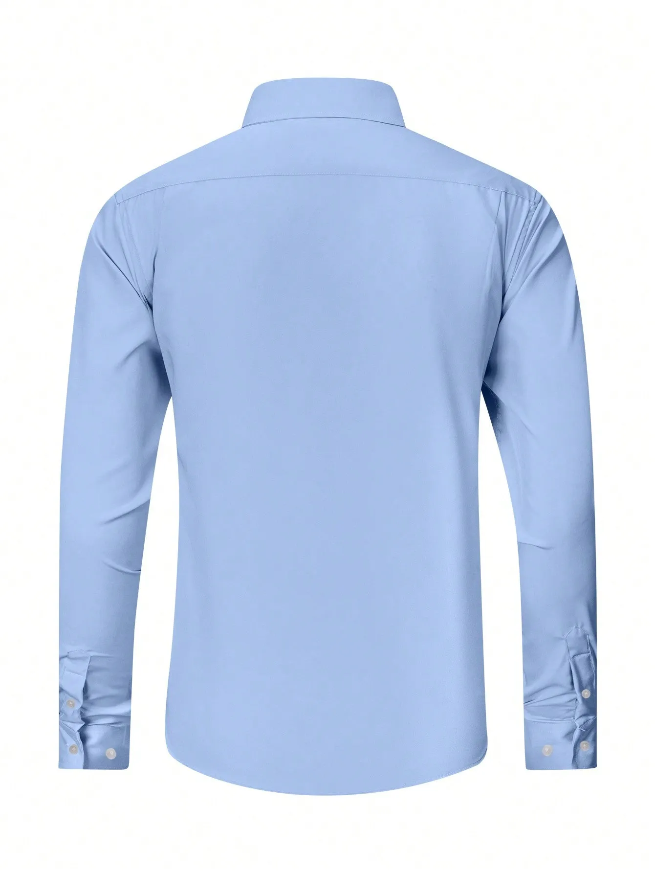 QA Homme Men's Spring Summer Horse Rider Printed Long Sleeve Casual Q