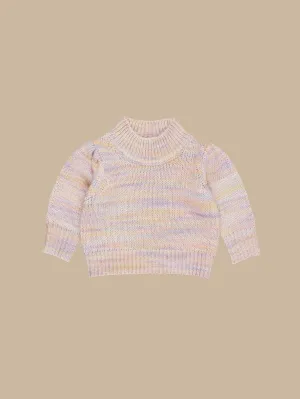 RAINBOW KNIT PUFF JUMPER  | Huxbaby