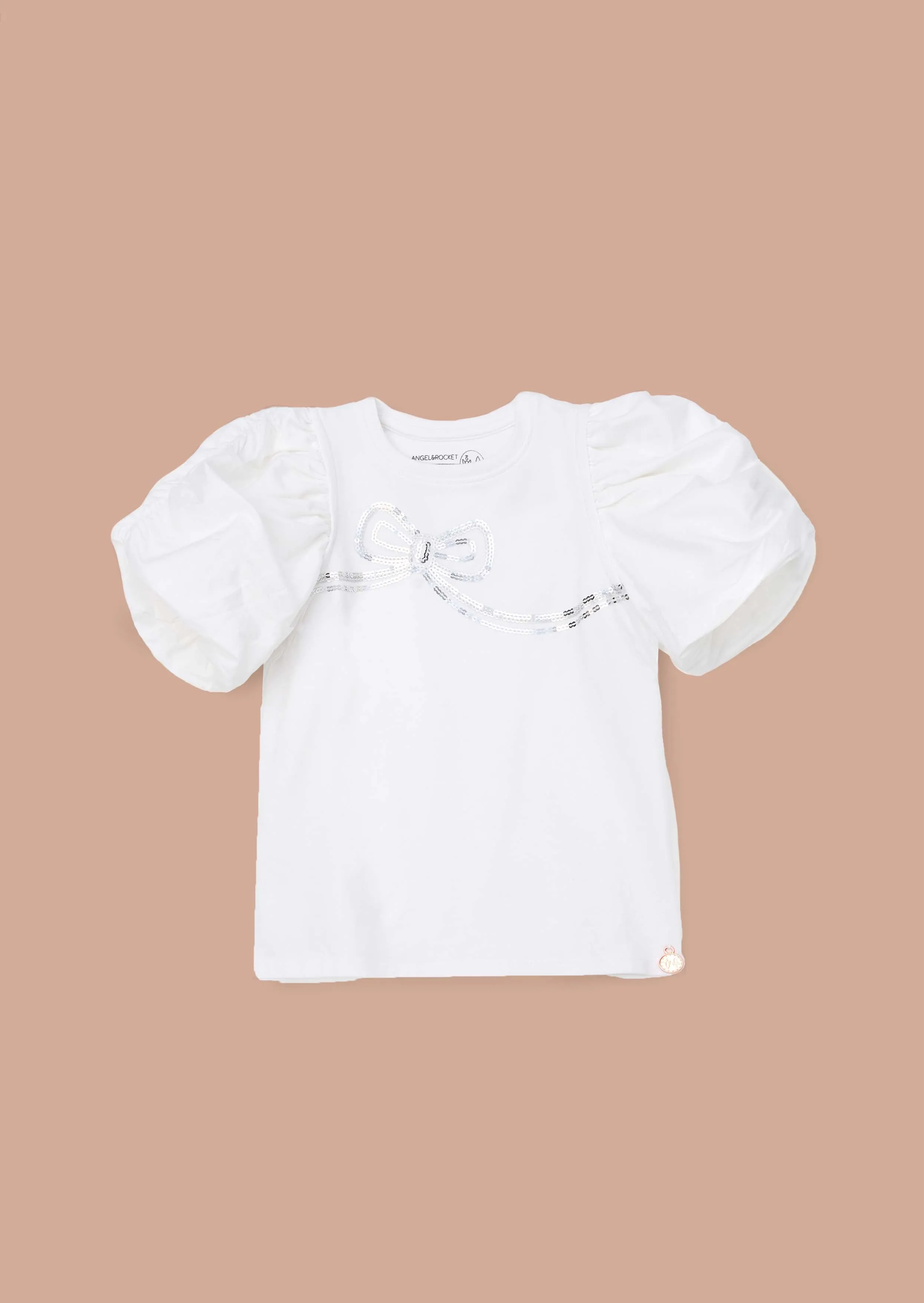Reene White Puff Sleeve Top