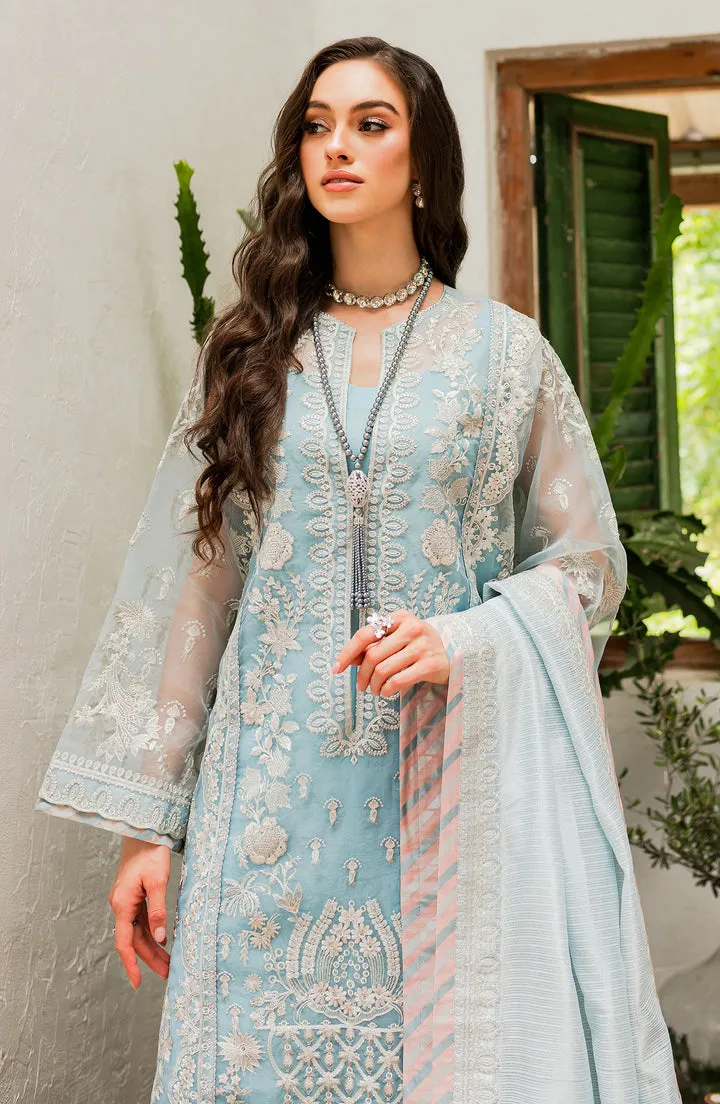 Regal Blue Embroidered Pakistani Salwar Kameez Dupatta Salwar Suit
