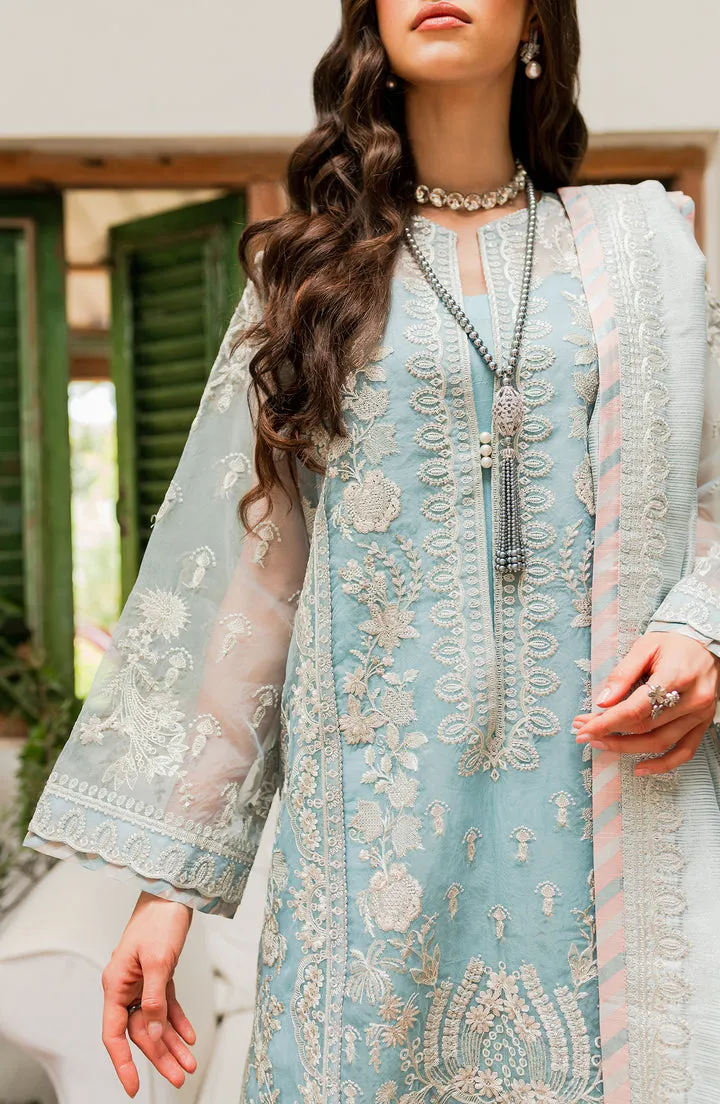 Regal Blue Embroidered Pakistani Salwar Kameez Dupatta Salwar Suit