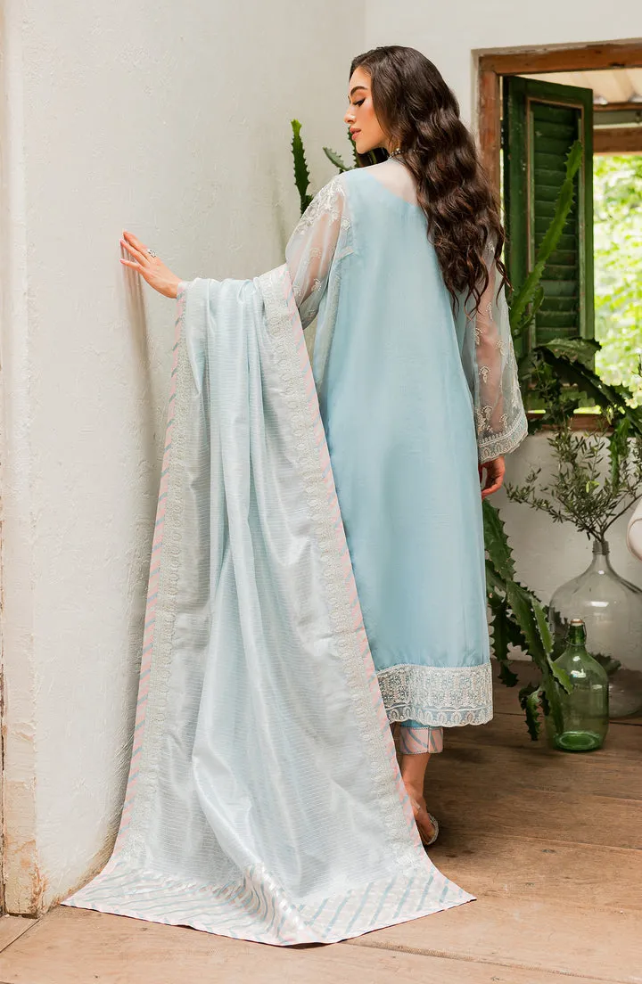 Regal Blue Embroidered Pakistani Salwar Kameez Dupatta Salwar Suit