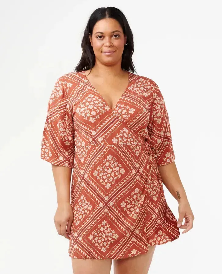 Ripcurl Women's Soleil Wrap Mini Dress