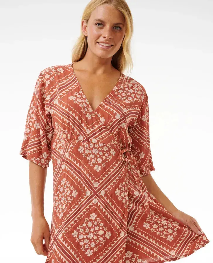 Ripcurl Women's Soleil Wrap Mini Dress
