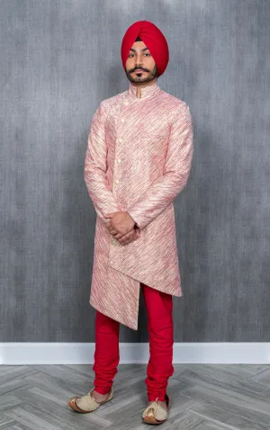RISHI Striped Sherwani Jacket