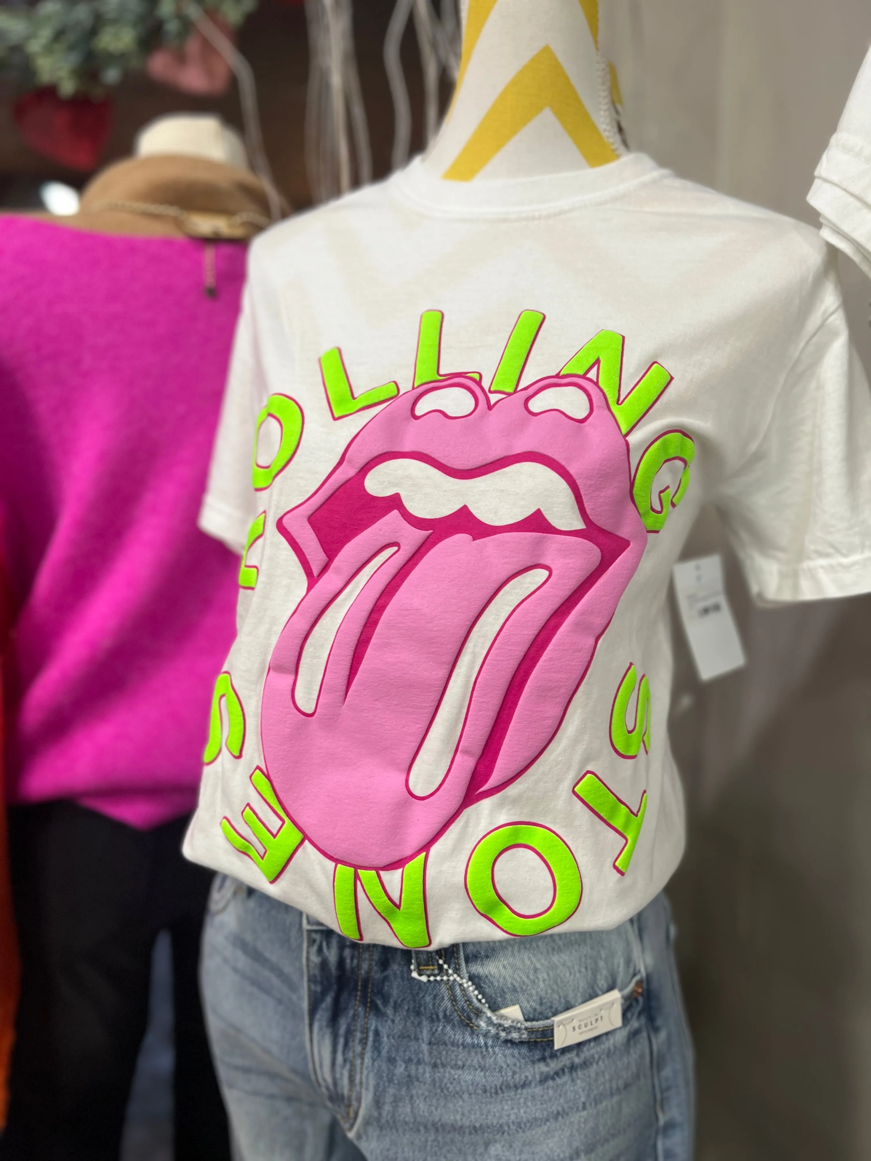 Rolling Stones Puff Print Tee