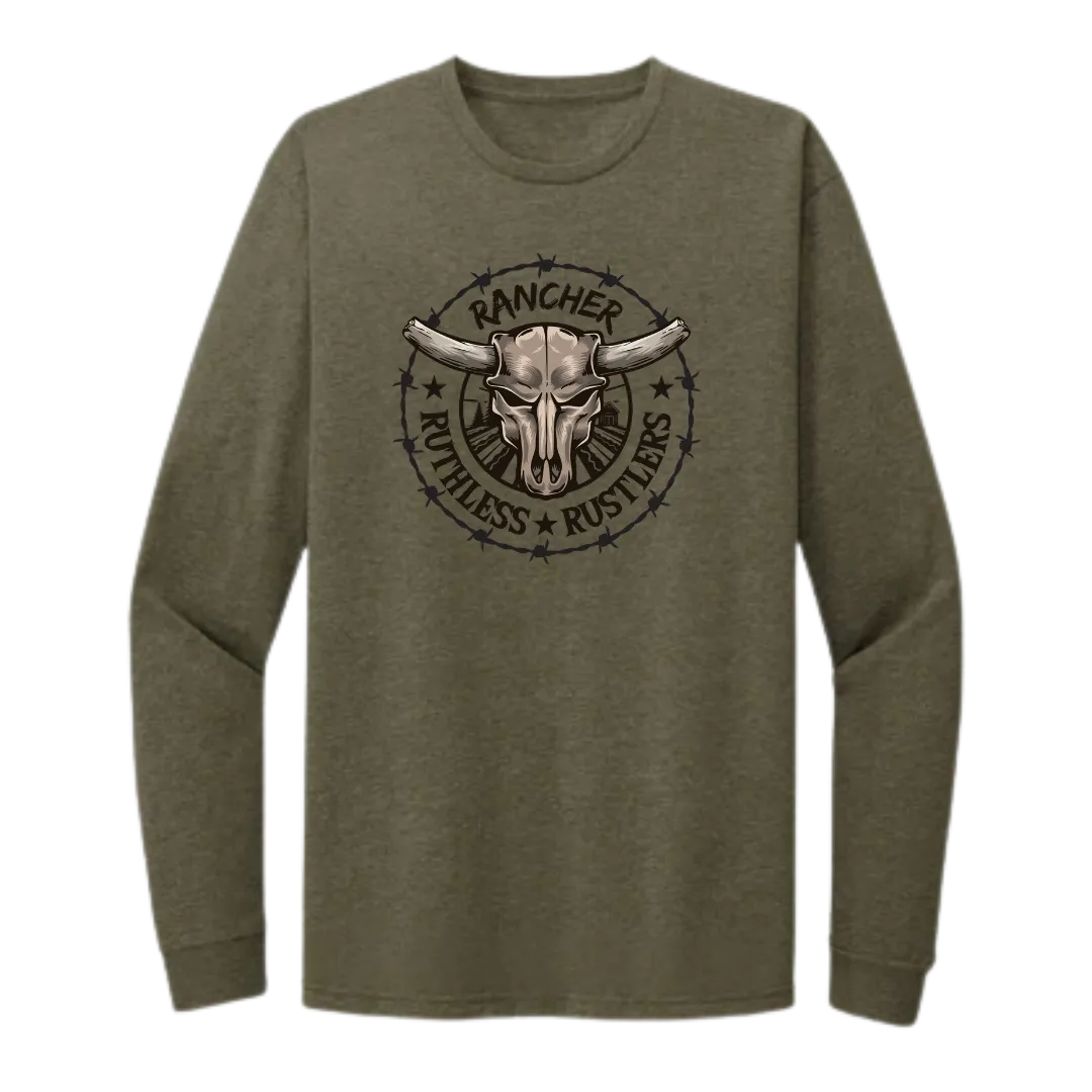 Ruthless Rustlers Rancher Long Sleeve T-Shirt