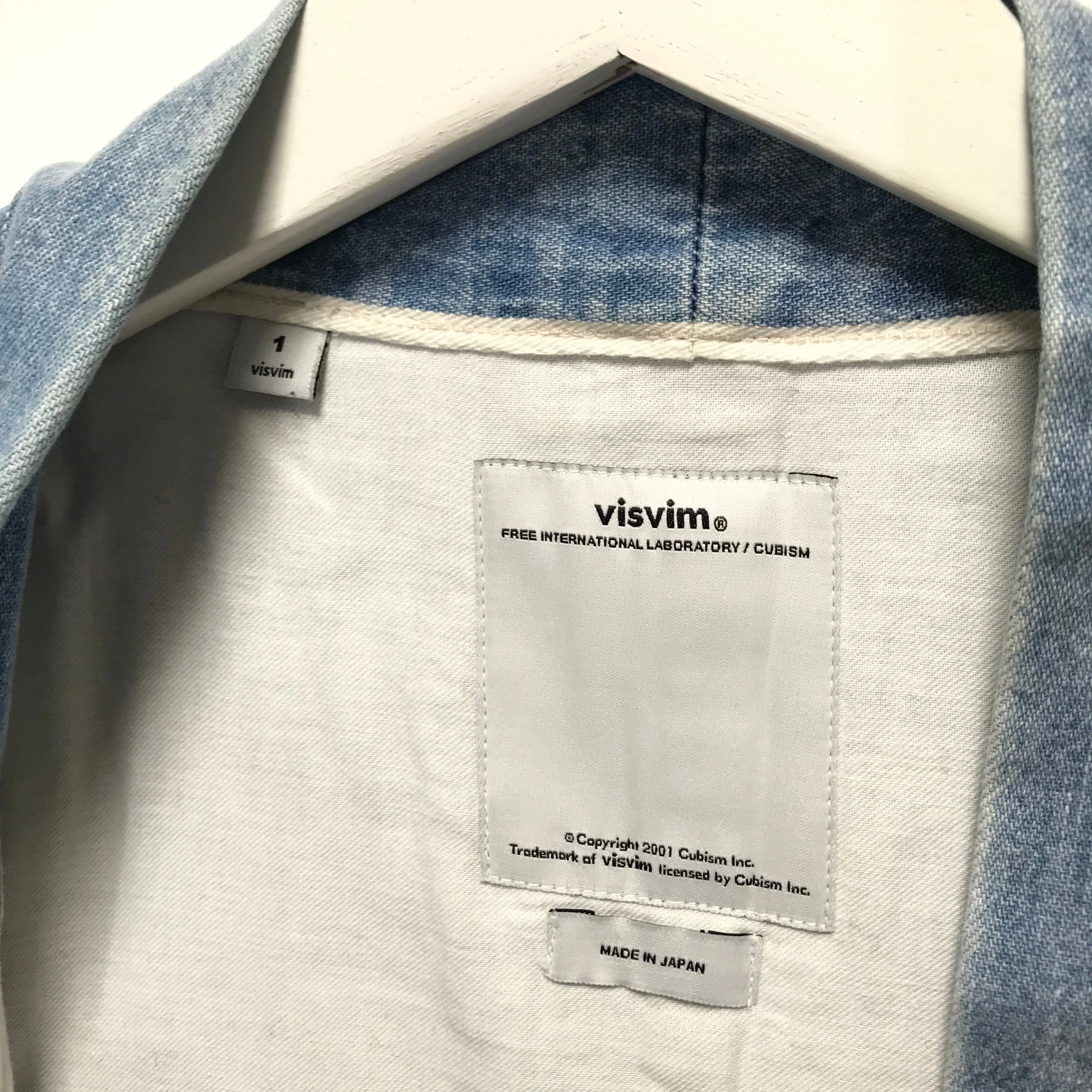 [S] Visvim 12AW SS Noragi Damaged Indigo