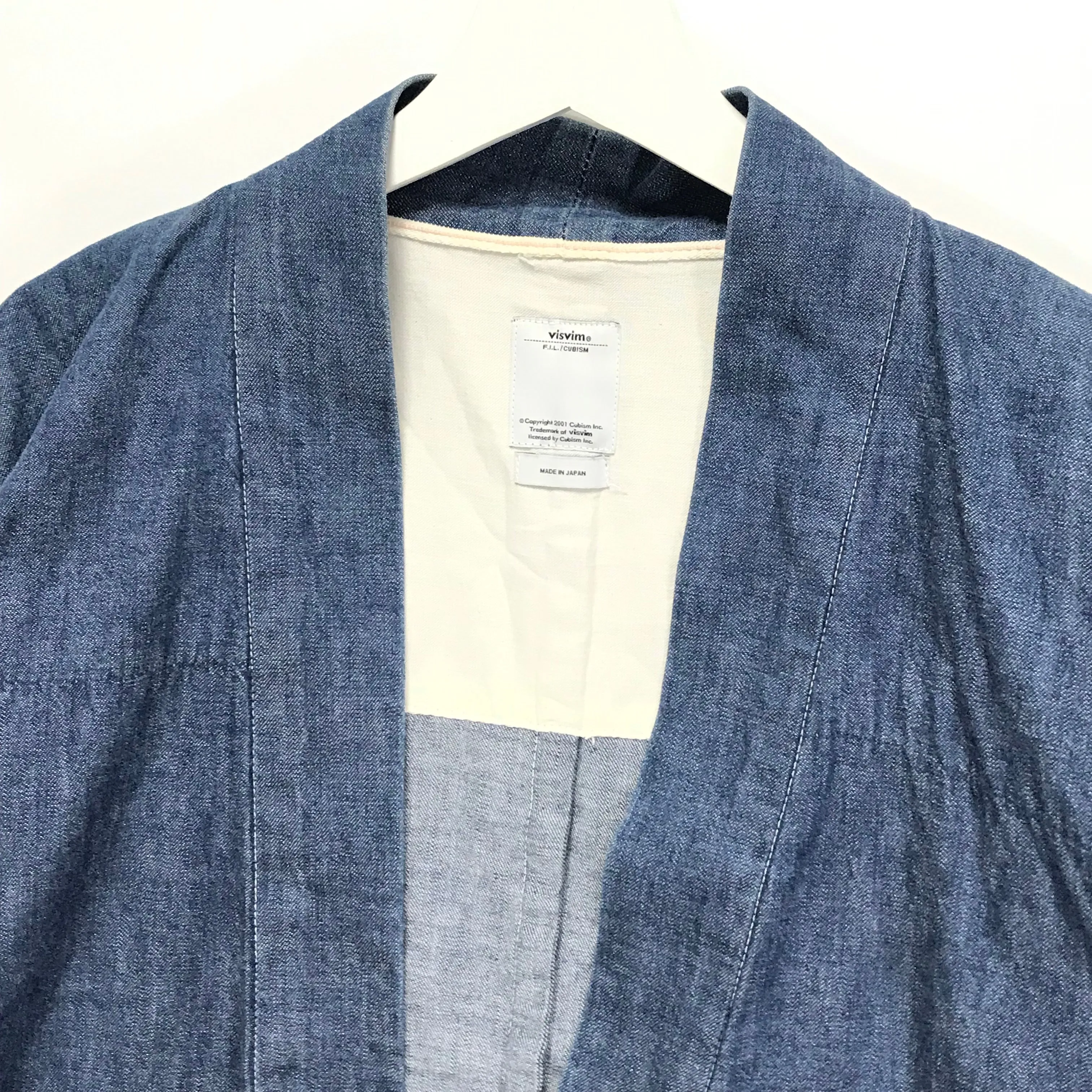 [S] Visvim 15SS Noragi Shirt Indigo One Wash