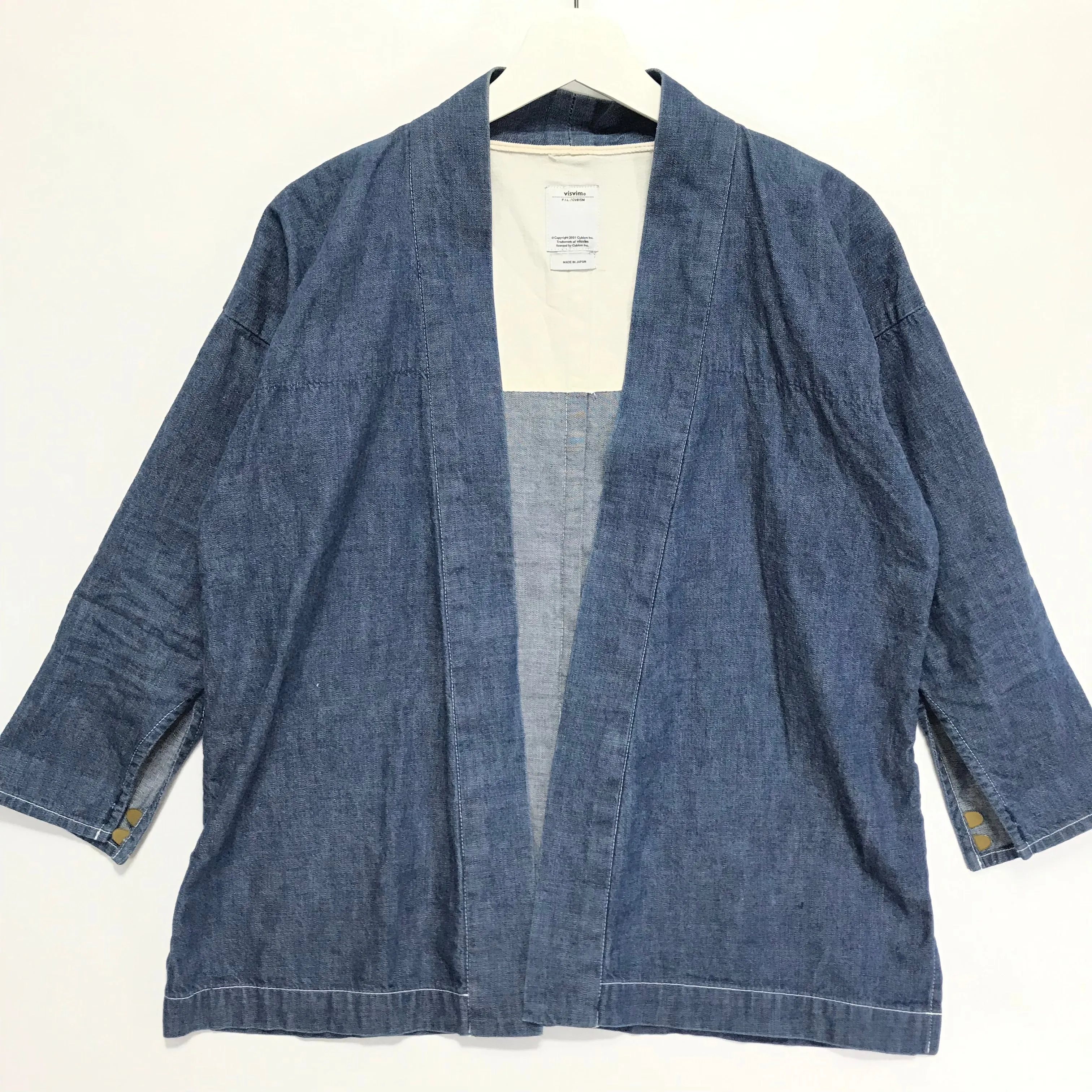 [S] Visvim 15SS Noragi Shirt Indigo One Wash