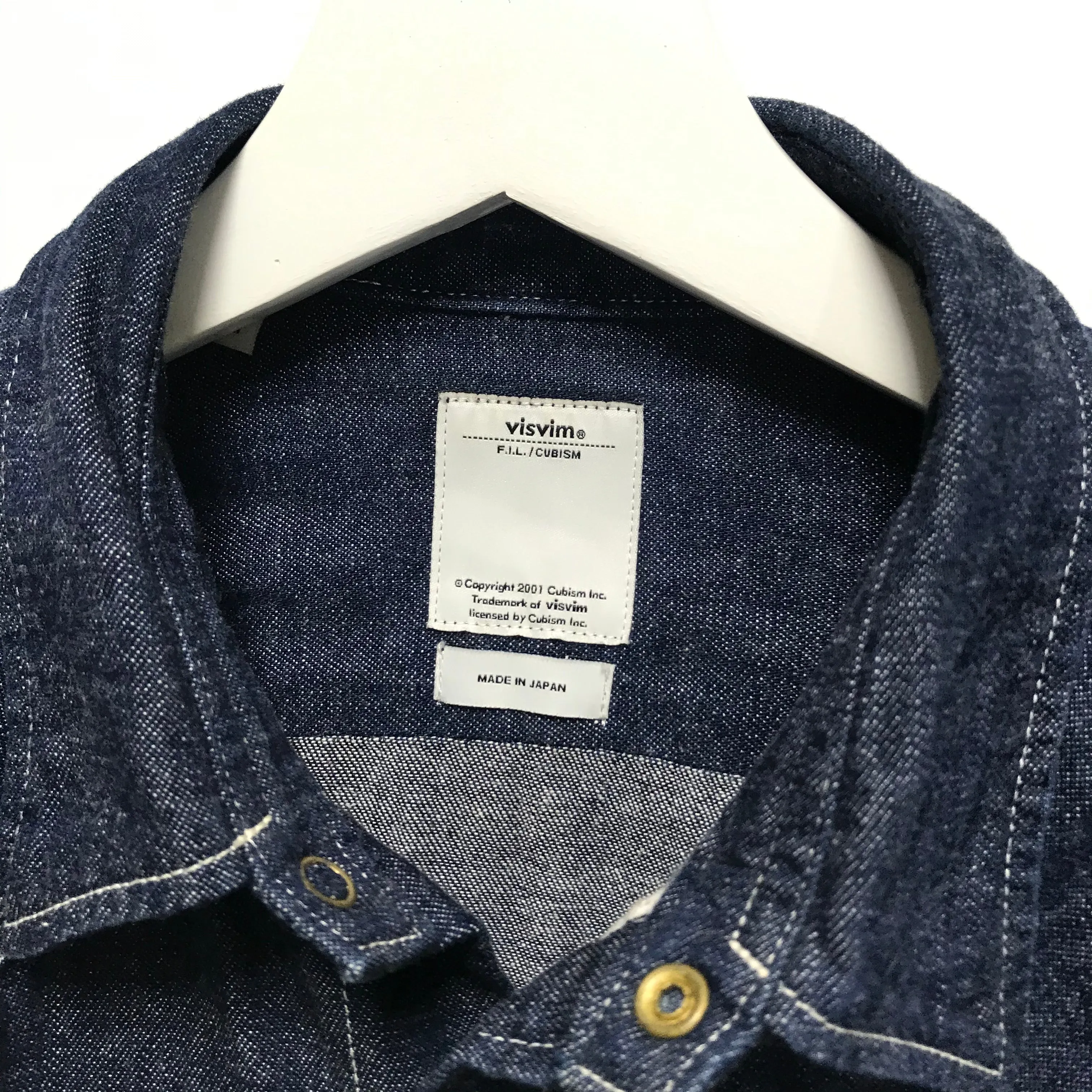 [S] VISVIM SOCIAL SCULPTURE SHIRT L/S UNWASHED