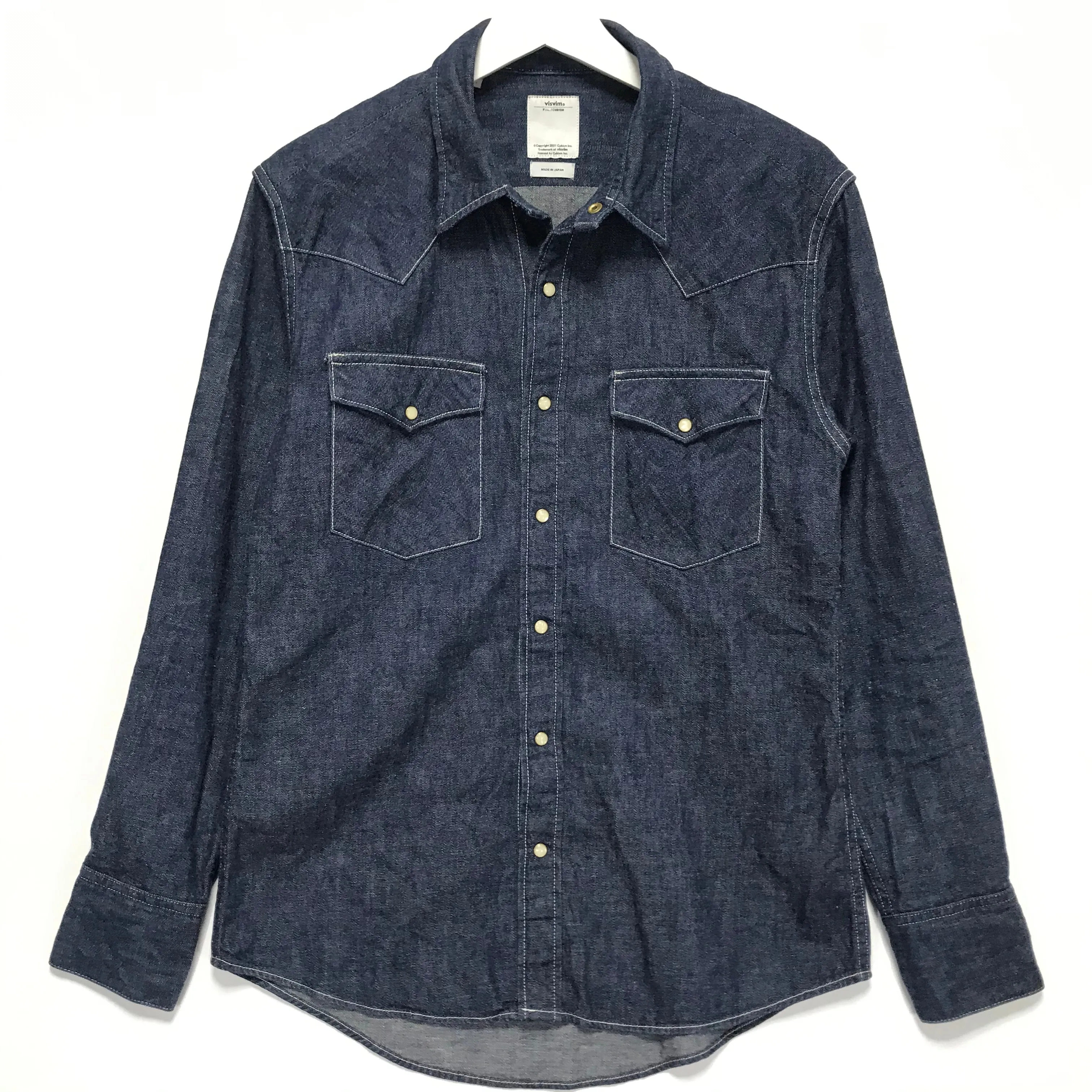 [S] VISVIM SOCIAL SCULPTURE SHIRT L/S UNWASHED