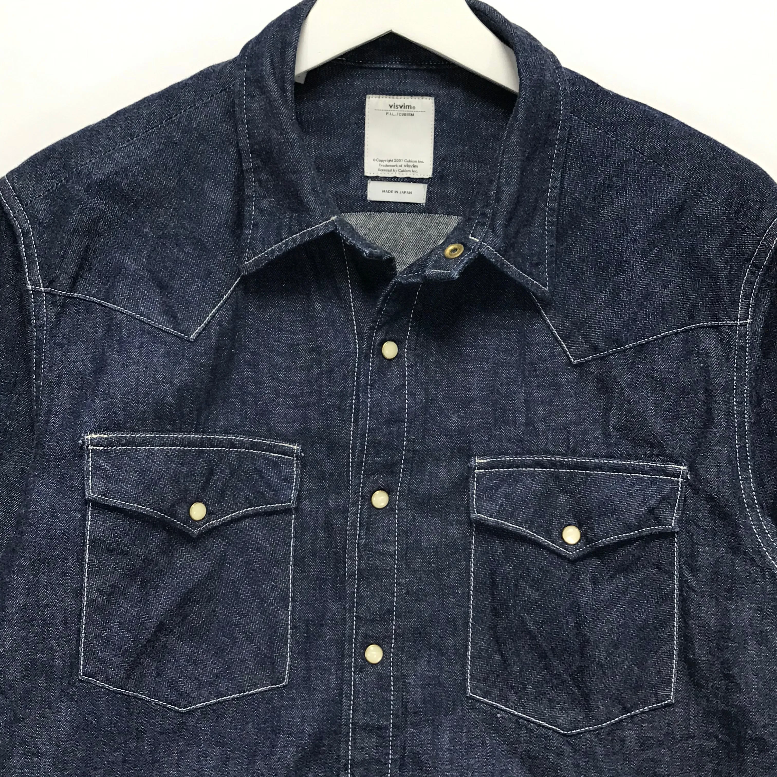 [S] VISVIM SOCIAL SCULPTURE SHIRT L/S UNWASHED