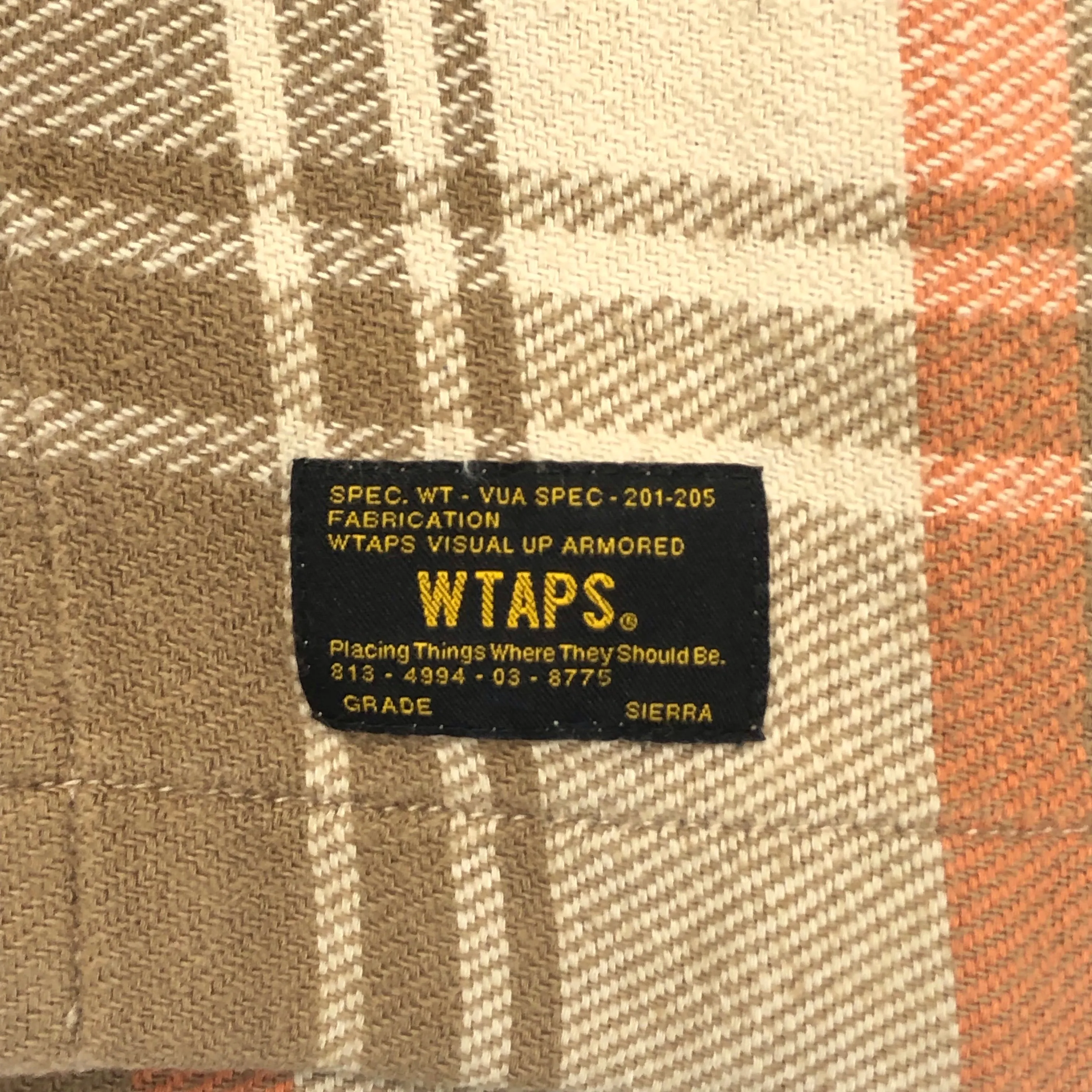 [S] WTaps Union Flannel L/S Shirt Beige S