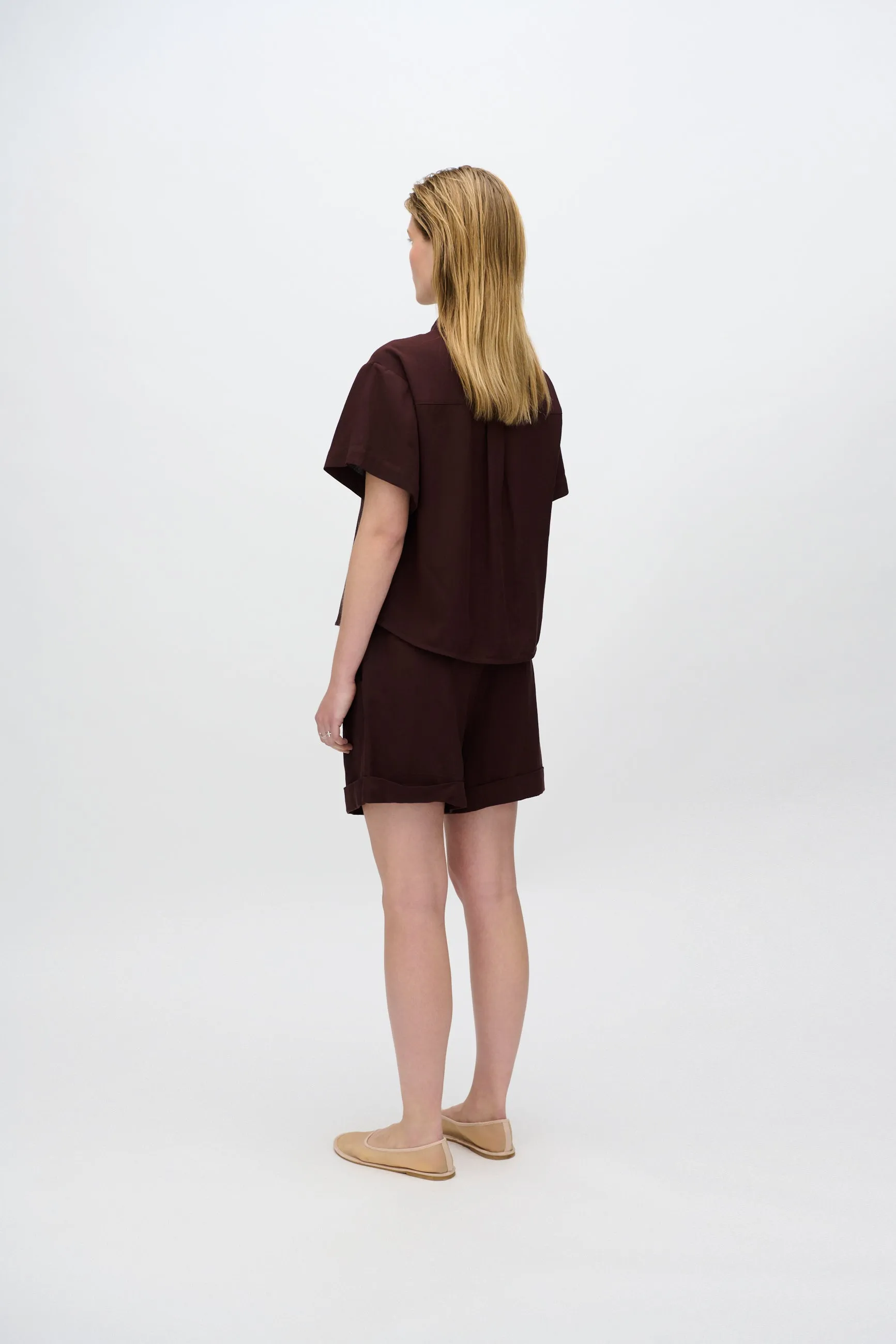 Sage short sleeved shirt 3069 - French Roast