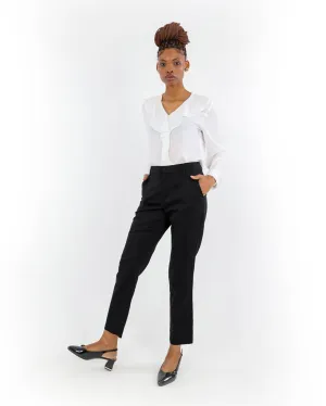 Sateen Slim Leg Pants