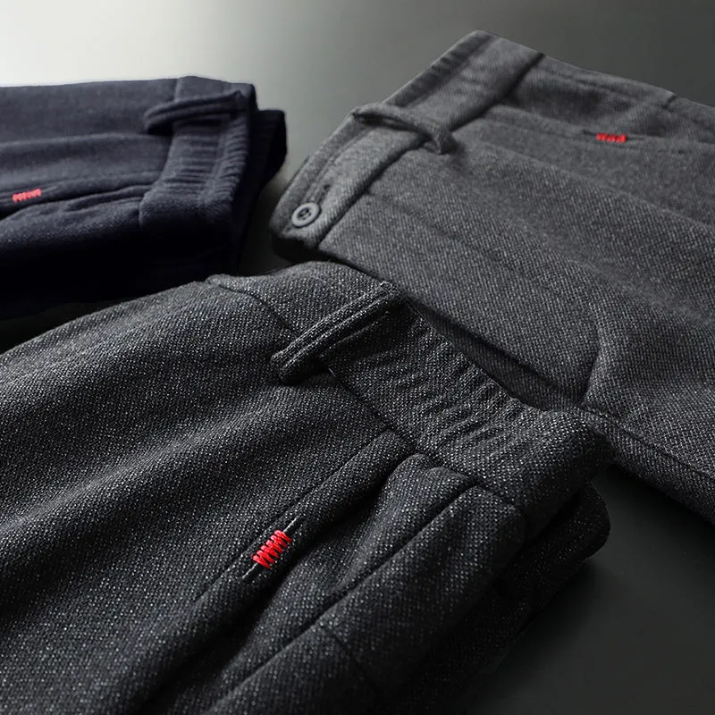 Sebastiano | Slim Fit Pants ( Free Belt)