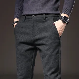 Sebastiano | Slim Fit Pants ( Free Belt)